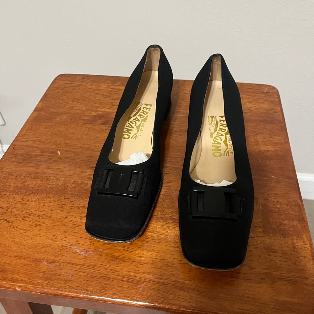 Salvatore Ferragamo Women's Black Heels